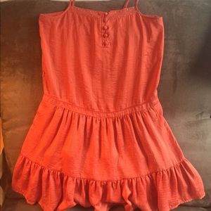 Orange Twirly Dress